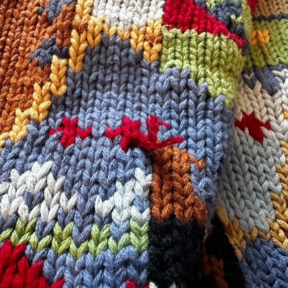 Colorful Patchwork Sweater - Picture 8 of 8